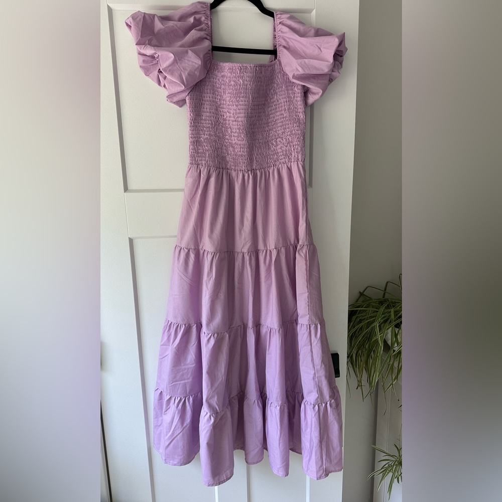 Lavender Ruffle Dress
